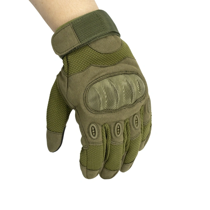 Guantes HS Tactical Army Carbon Shell con función de toque de dedo
